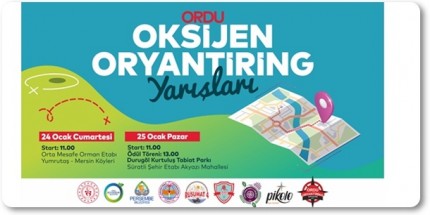 Ordu Oryantiring Yarışlarına Ev Sahipliği Yapacak